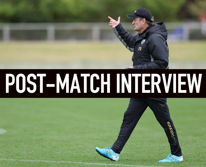 Interview nach dem Freundschaftsspiel 22.01.