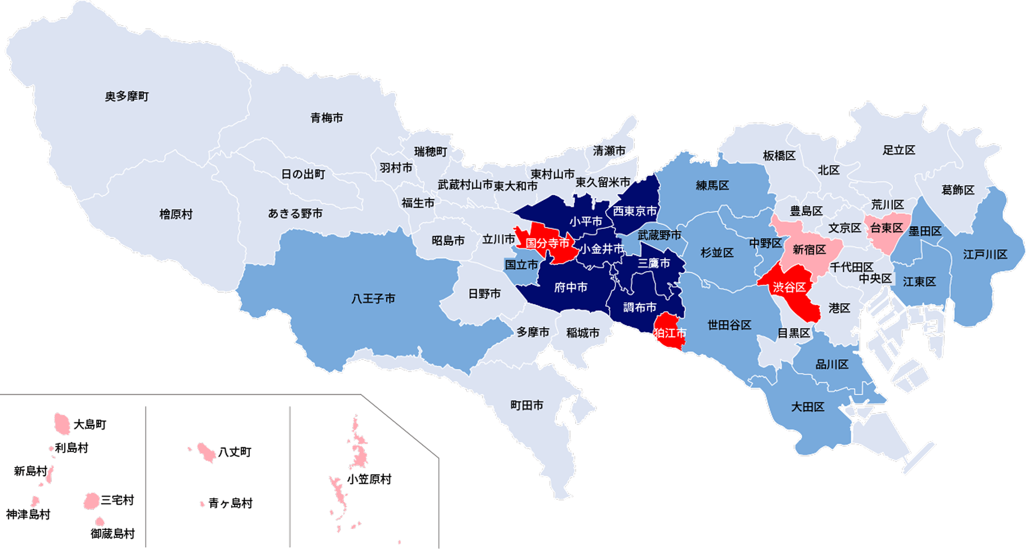 Mapa da área de atividade