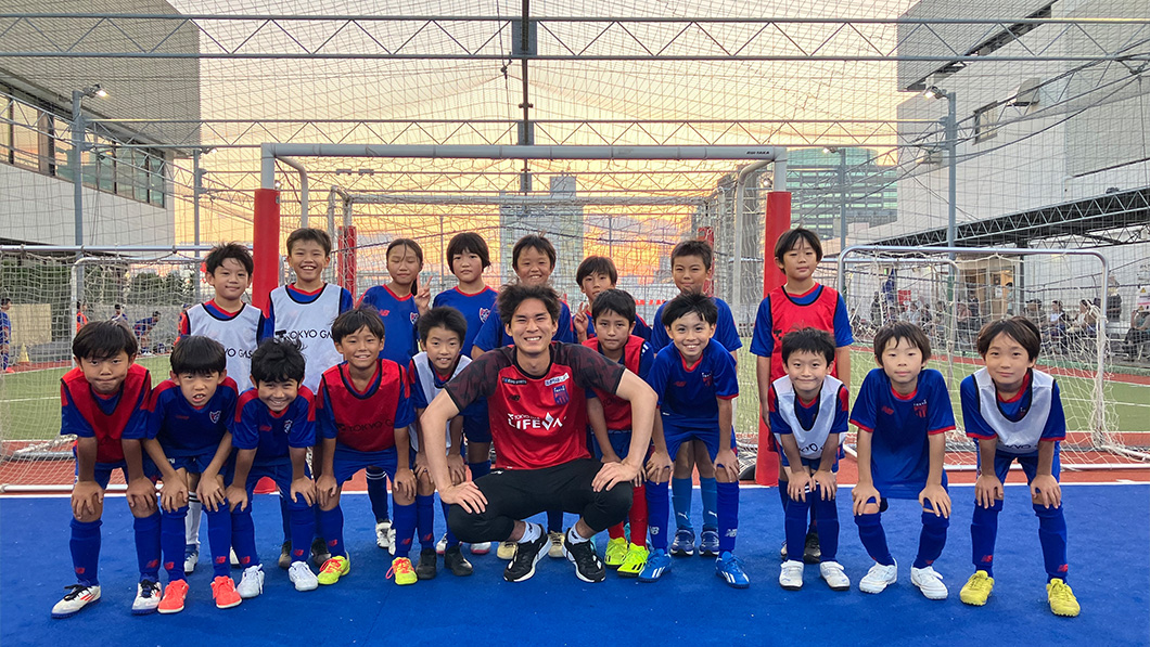Experiência de interação com jogadores da equipe principal!