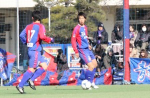 2試合連続で先発出場を果たした柳澤選手