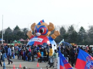 (3)3日間フル稼働の「東京ドロンパふわふわ」